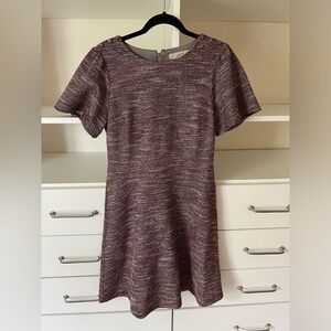 Loft Women’s Dress, Size 8, Purple / Pink